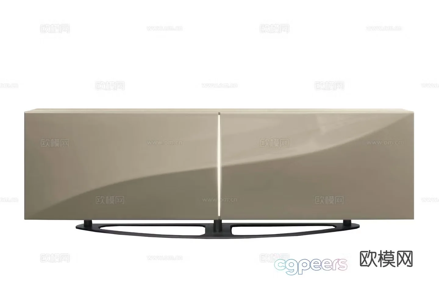 roche bobois side cabinet 3d model