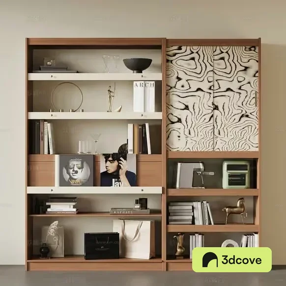 Wooden Bookshelf