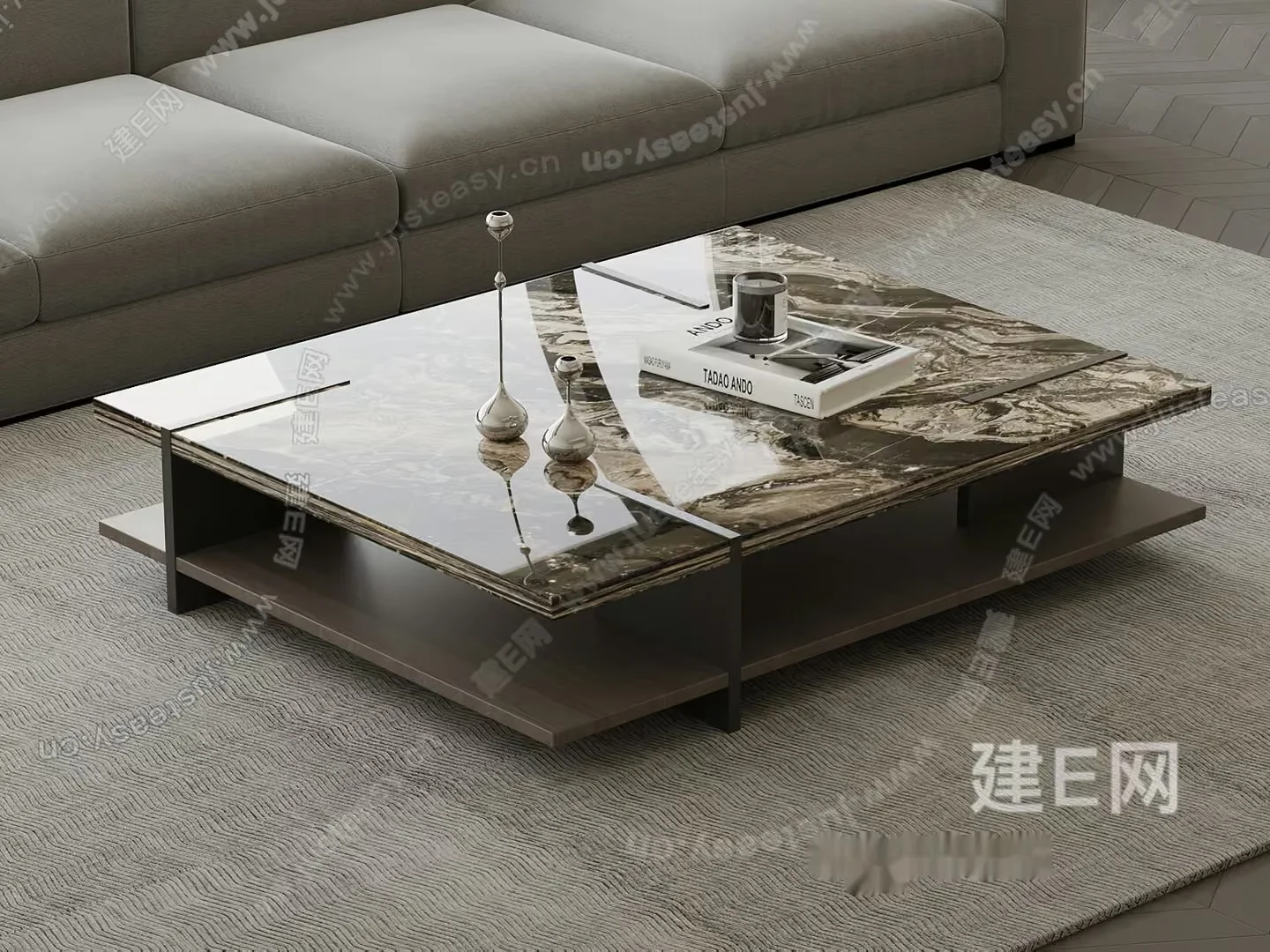 Modern Coffee Table 3D Model – 15944 – VRAY Render