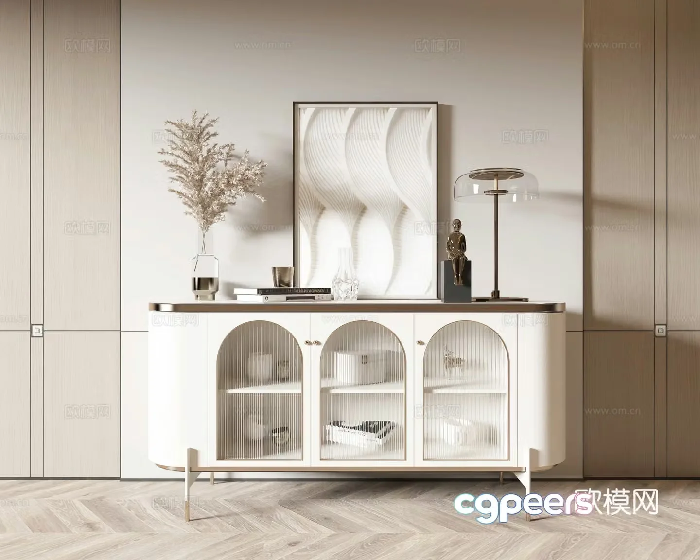 Modern sideboard 3D model