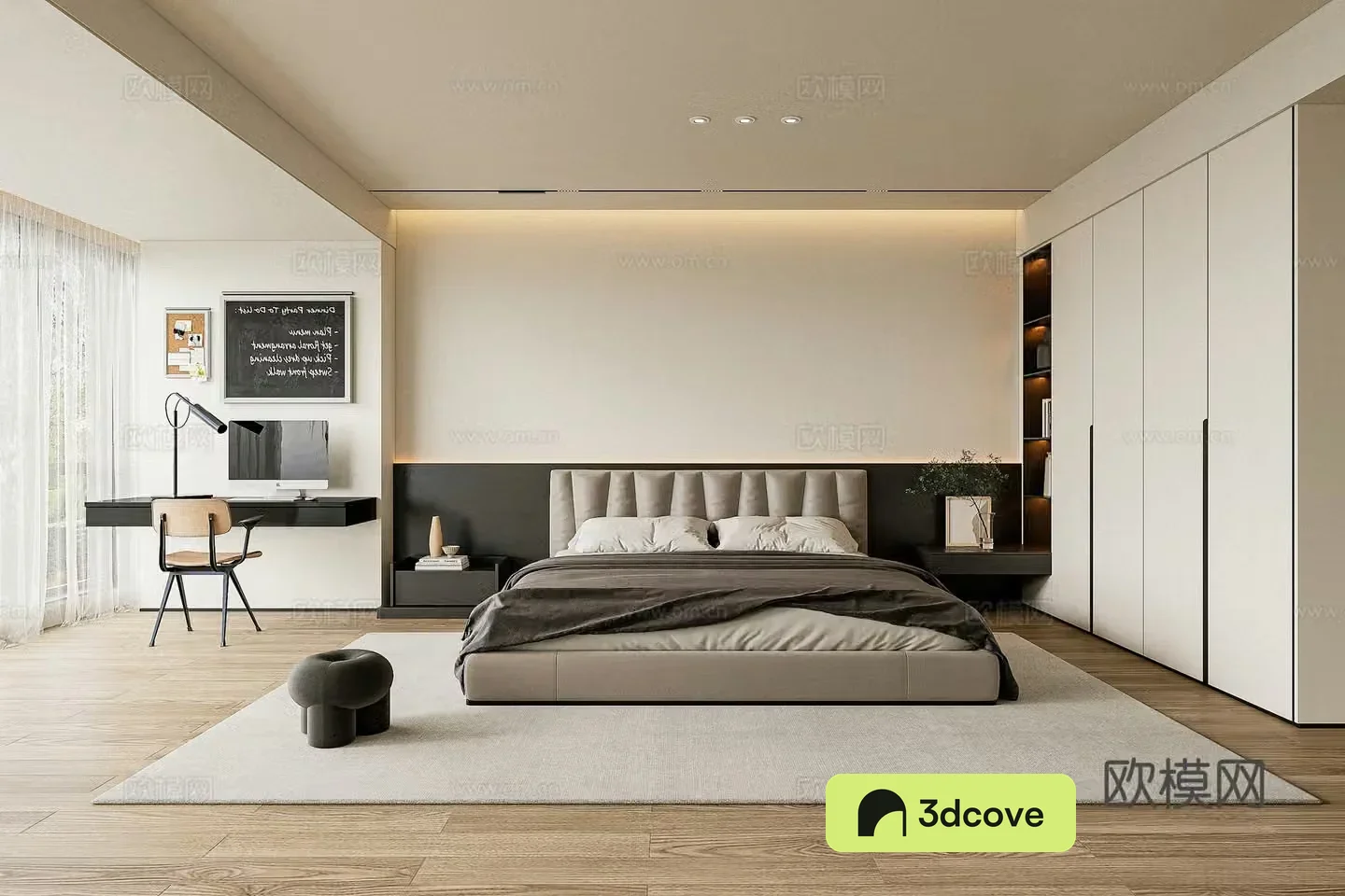 Modern bedroom