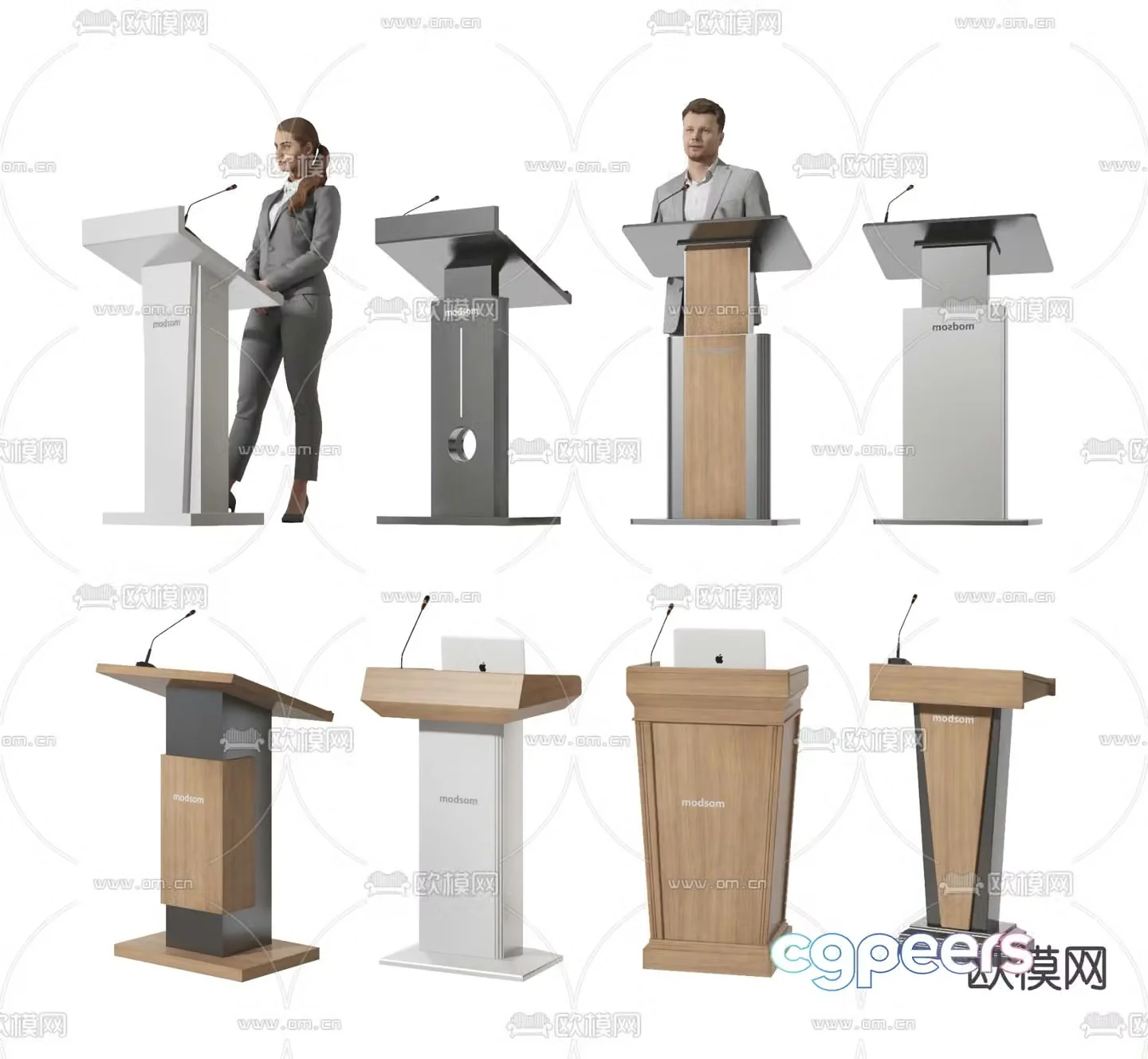 podium hosting podium award podium podium 3d model