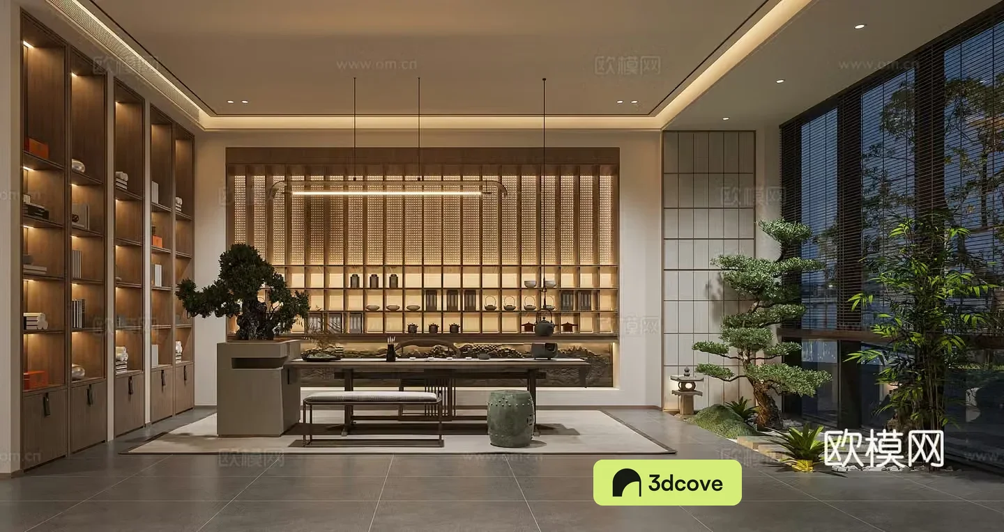 New Chinese tea room