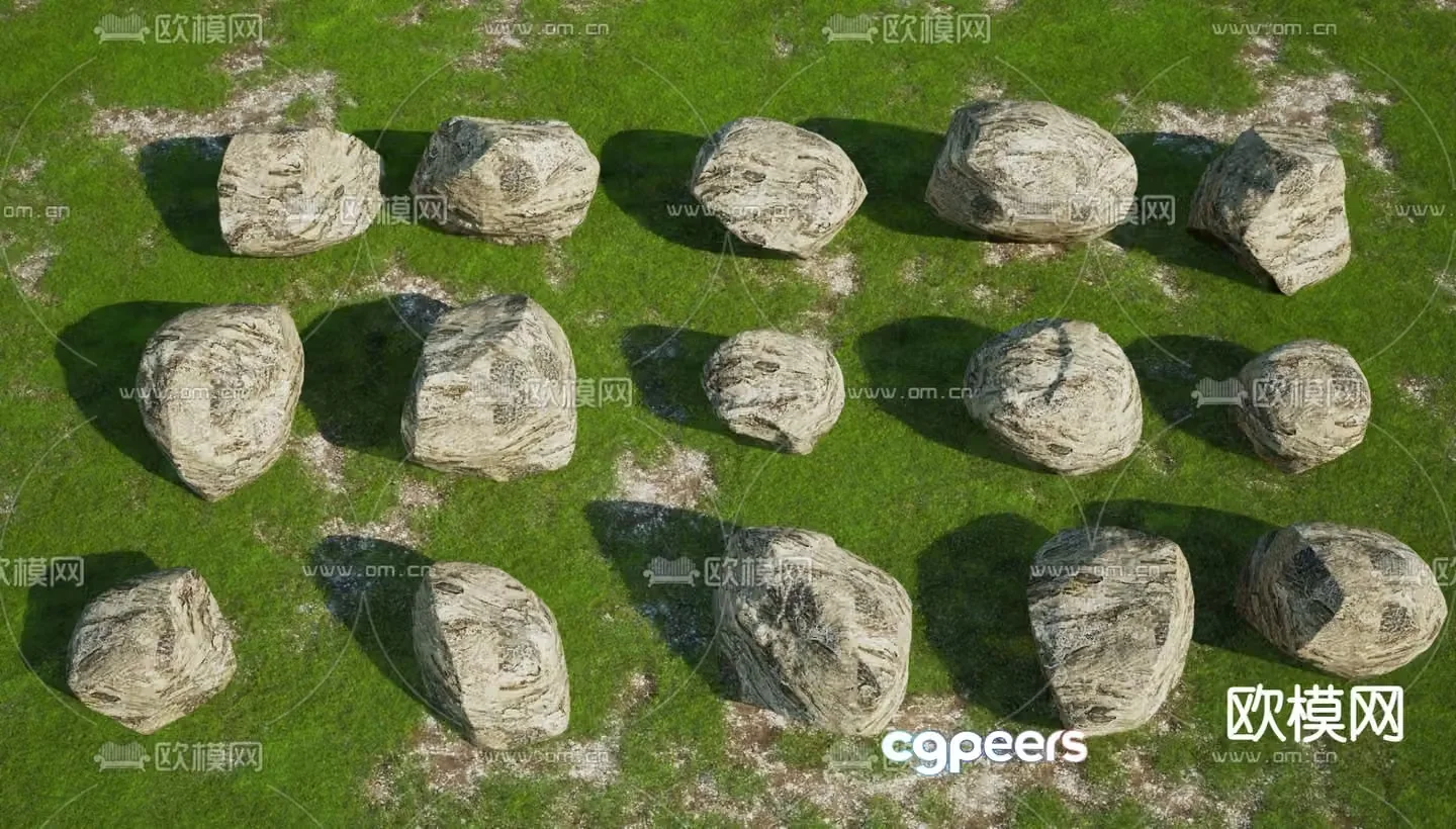 Landscape stone 3d model
