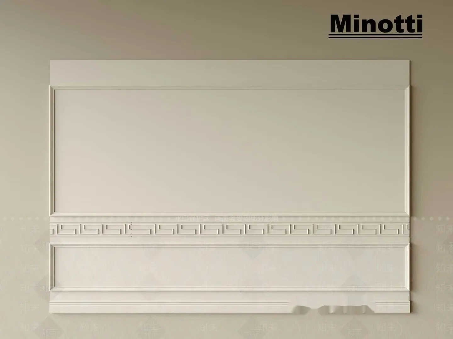 A Decorative Wall Panel 3D Model – 11243 – VRAY Render