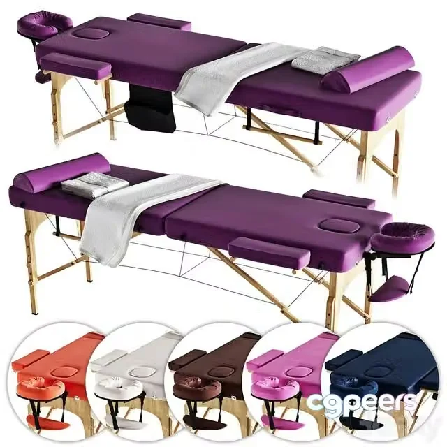 3ds Max Free – Massage table Sierra (6 color options)
