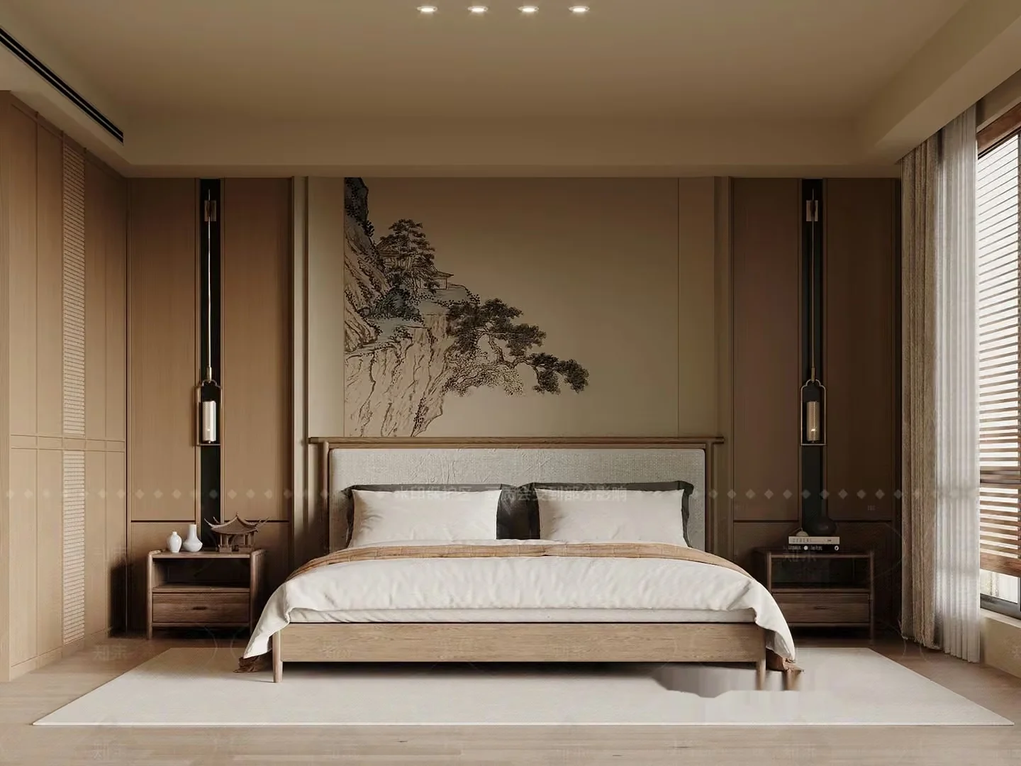 Cozy Bedroom 3D Model – 16411 – VRAY Render