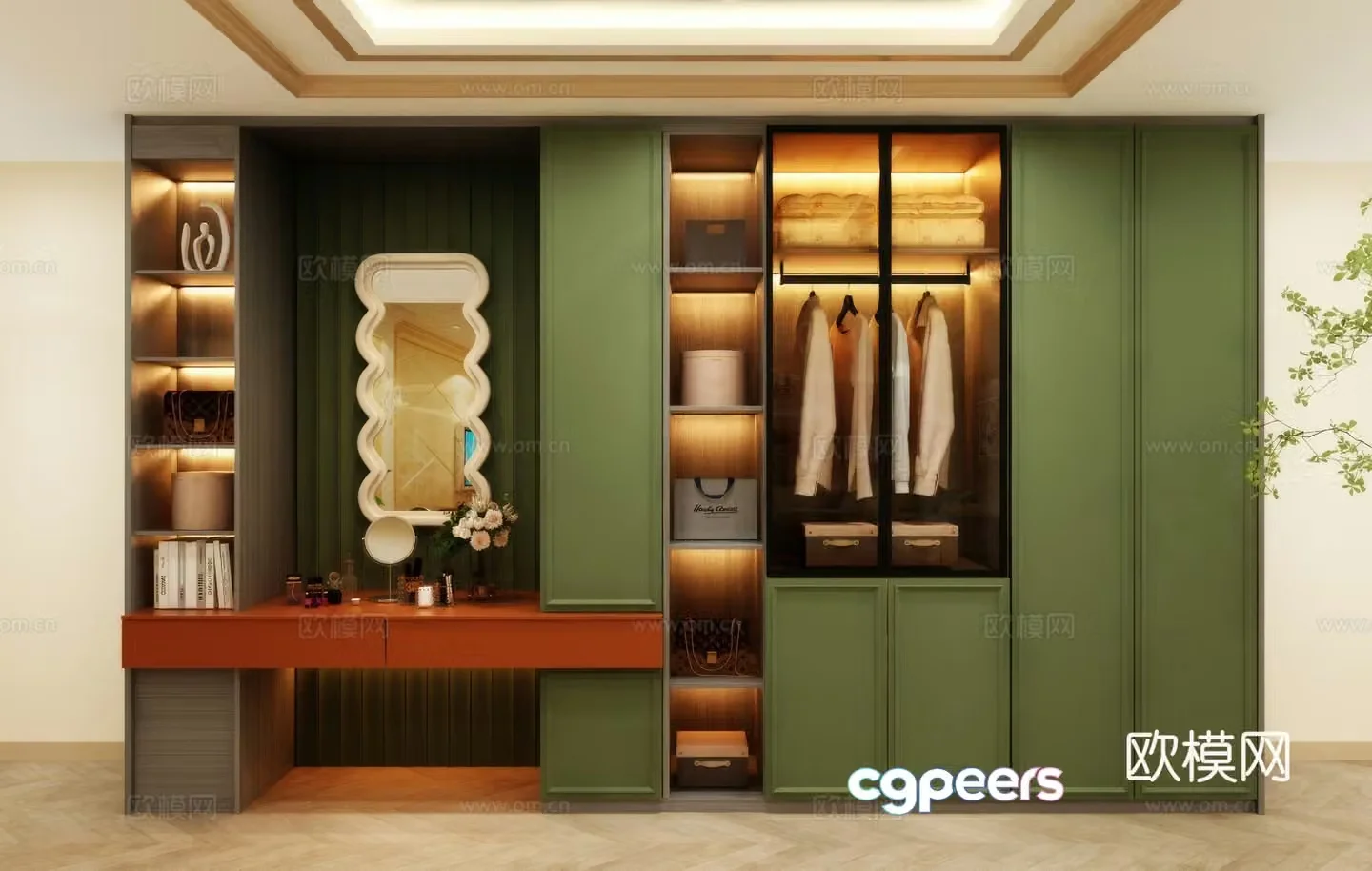 Wardrobe wardrobe wardrobe renderings wardrobe design wardrobe furniture 3d model