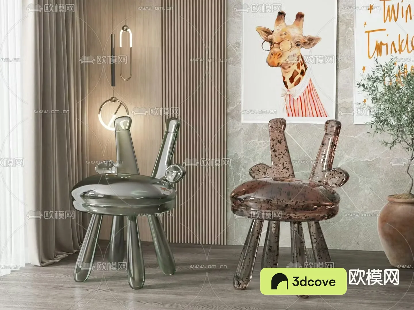 Acrylic chair children’s chair
