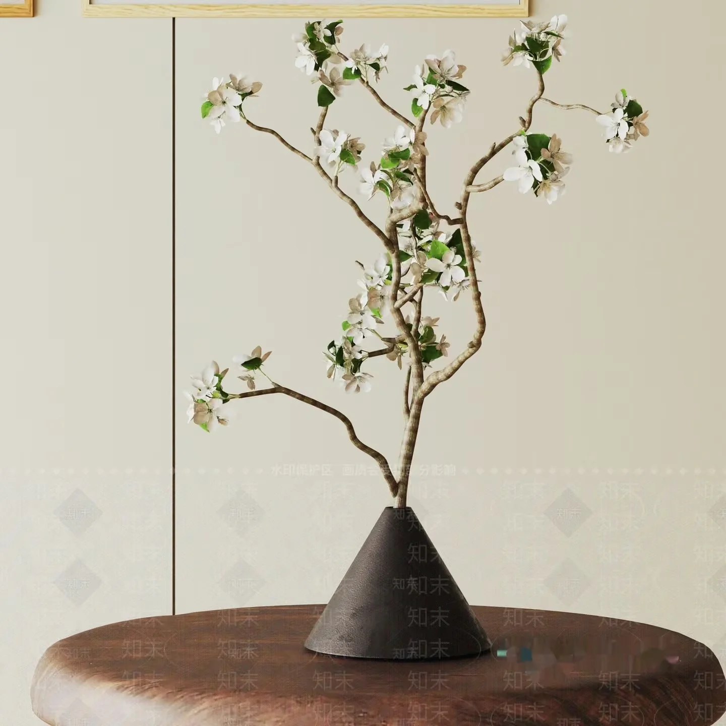 A Modern Minimalist Vase With A Unique Design 3D Model – 139 – VRAY Render