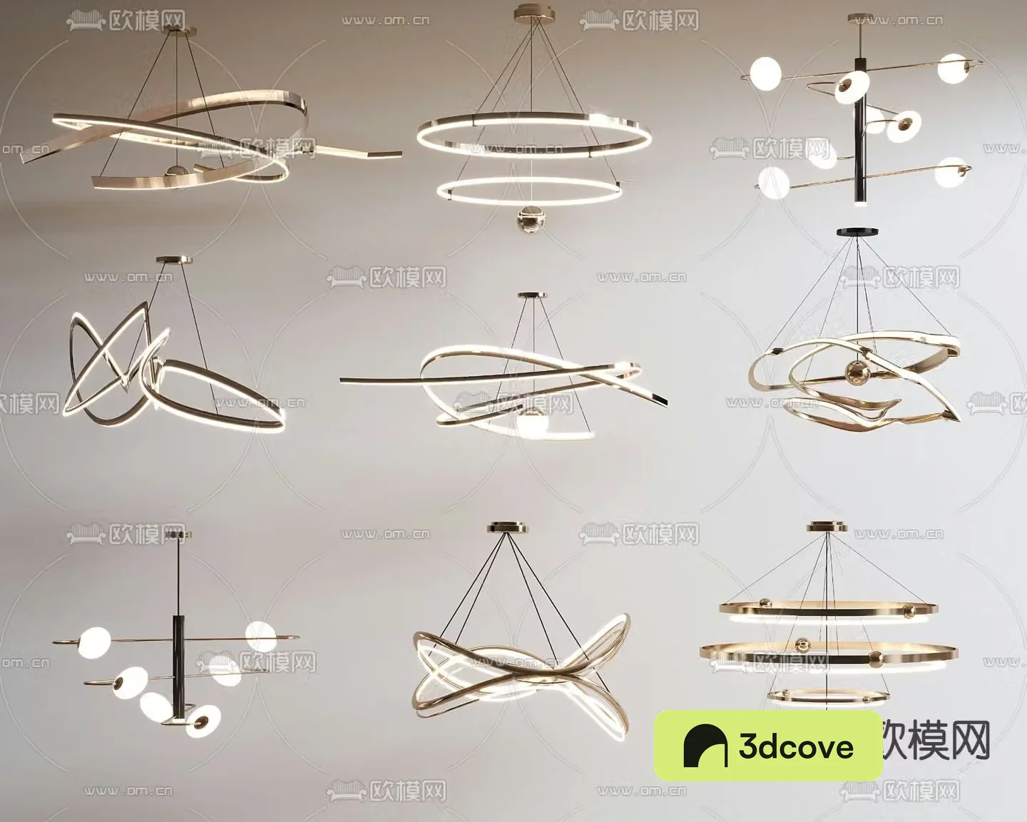 Hall chandelier ring chandelier