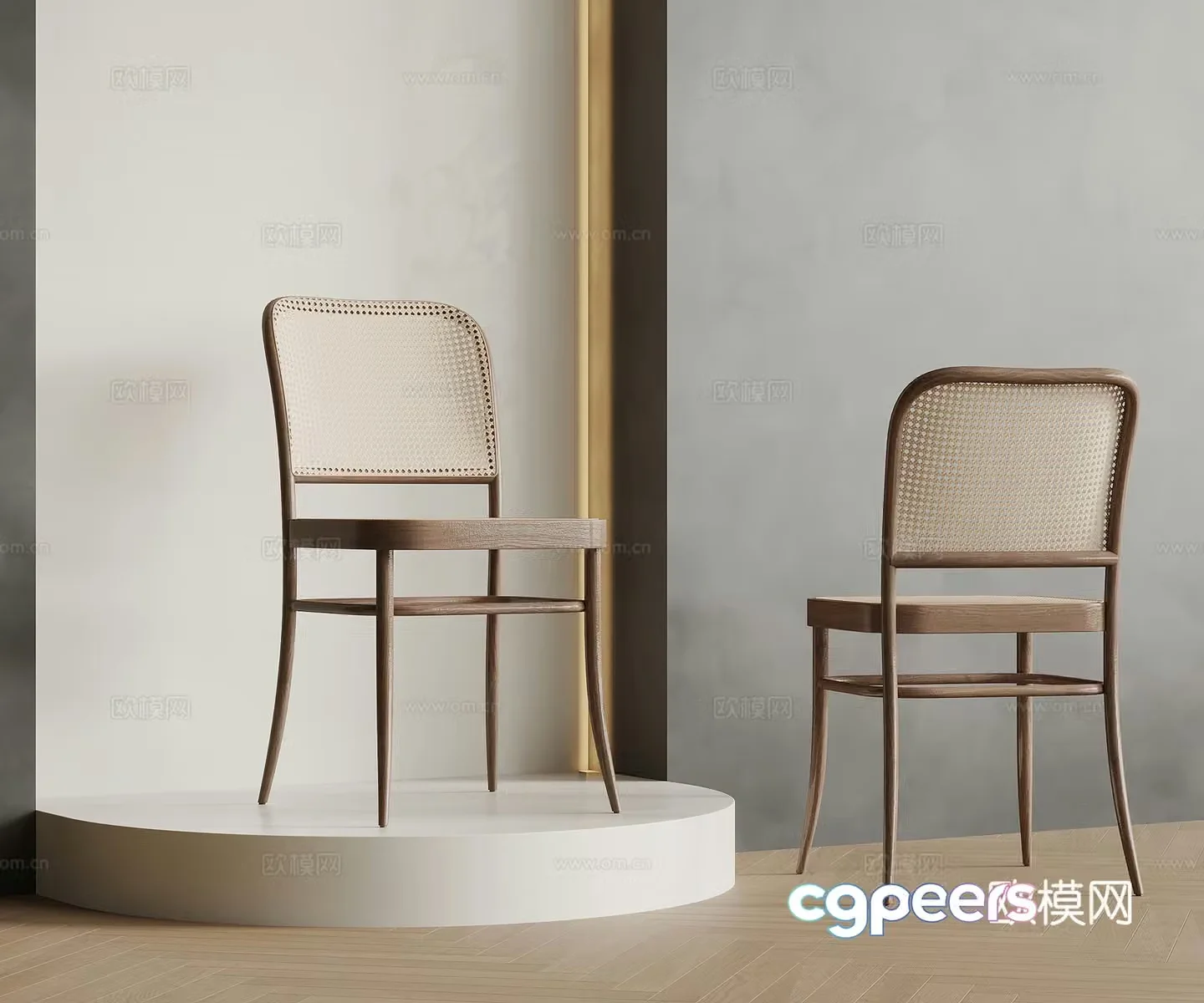 Leisure chair medieval style leisure chair dining chair writing chair chair 3d model