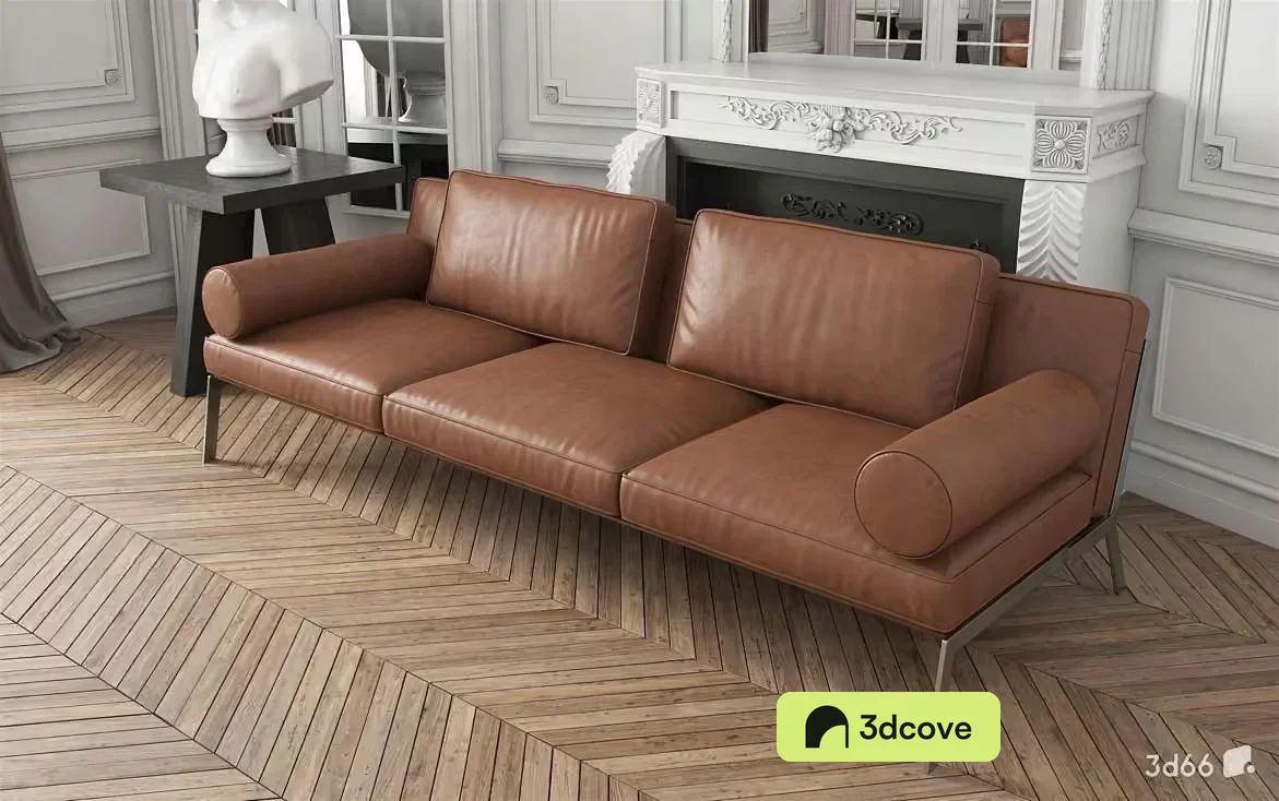 Modern Leather Couch