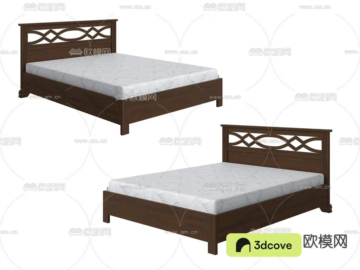 Wabi-sabi double bed