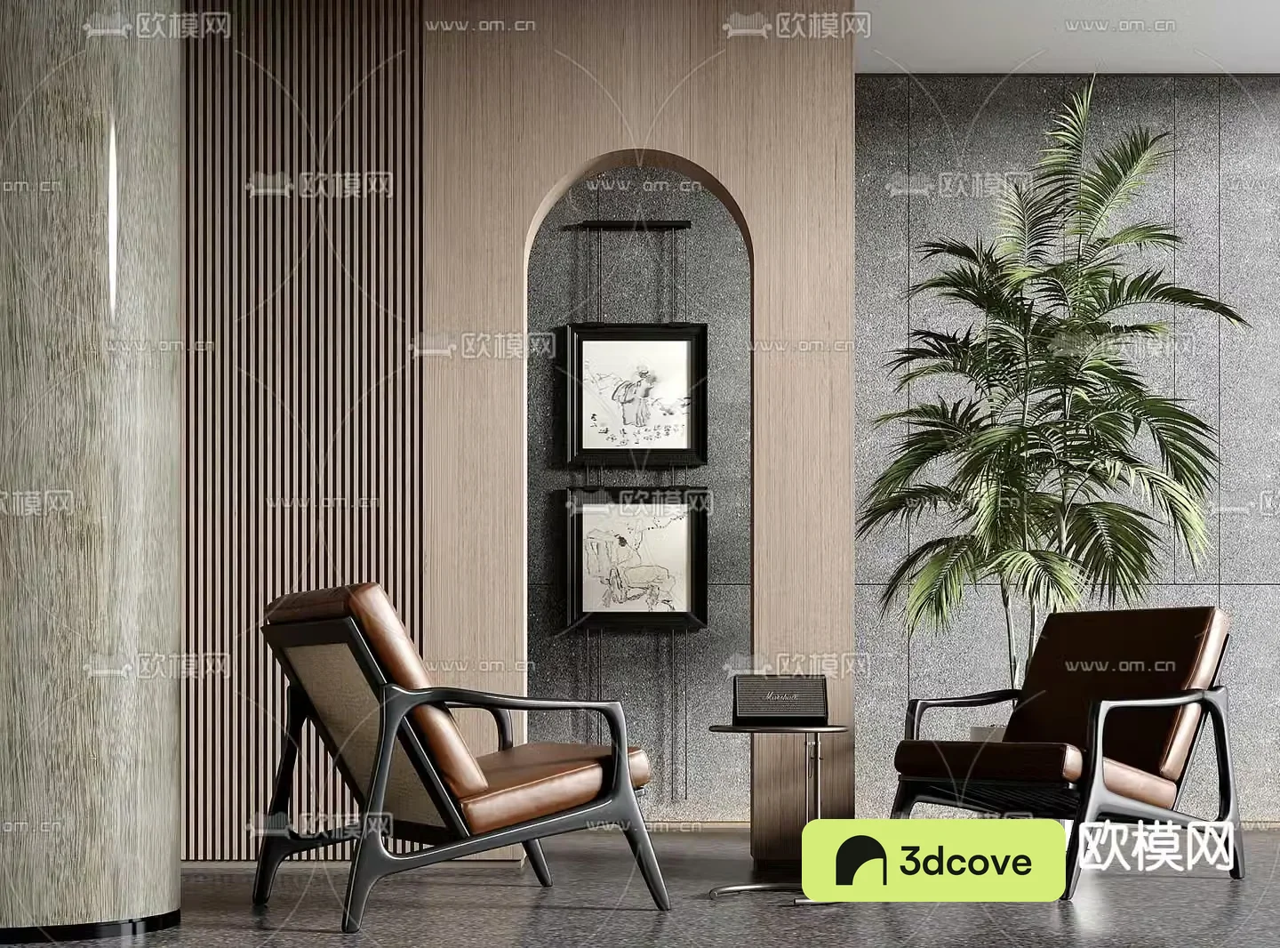 Light luxury leisure single sofa