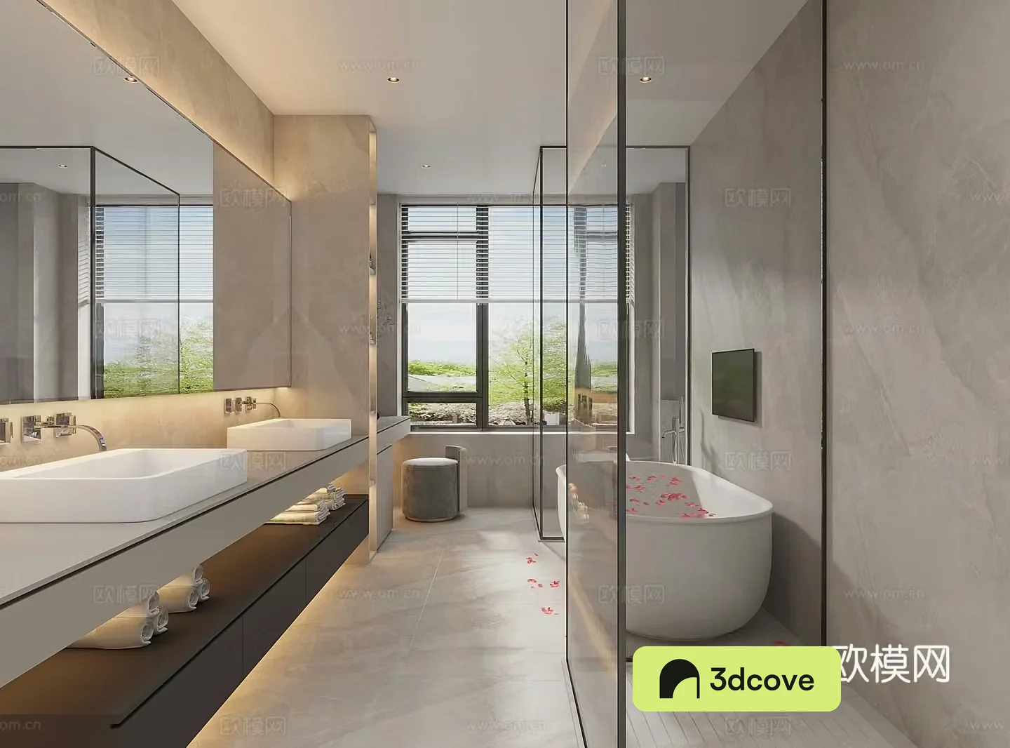 Modern bathroom