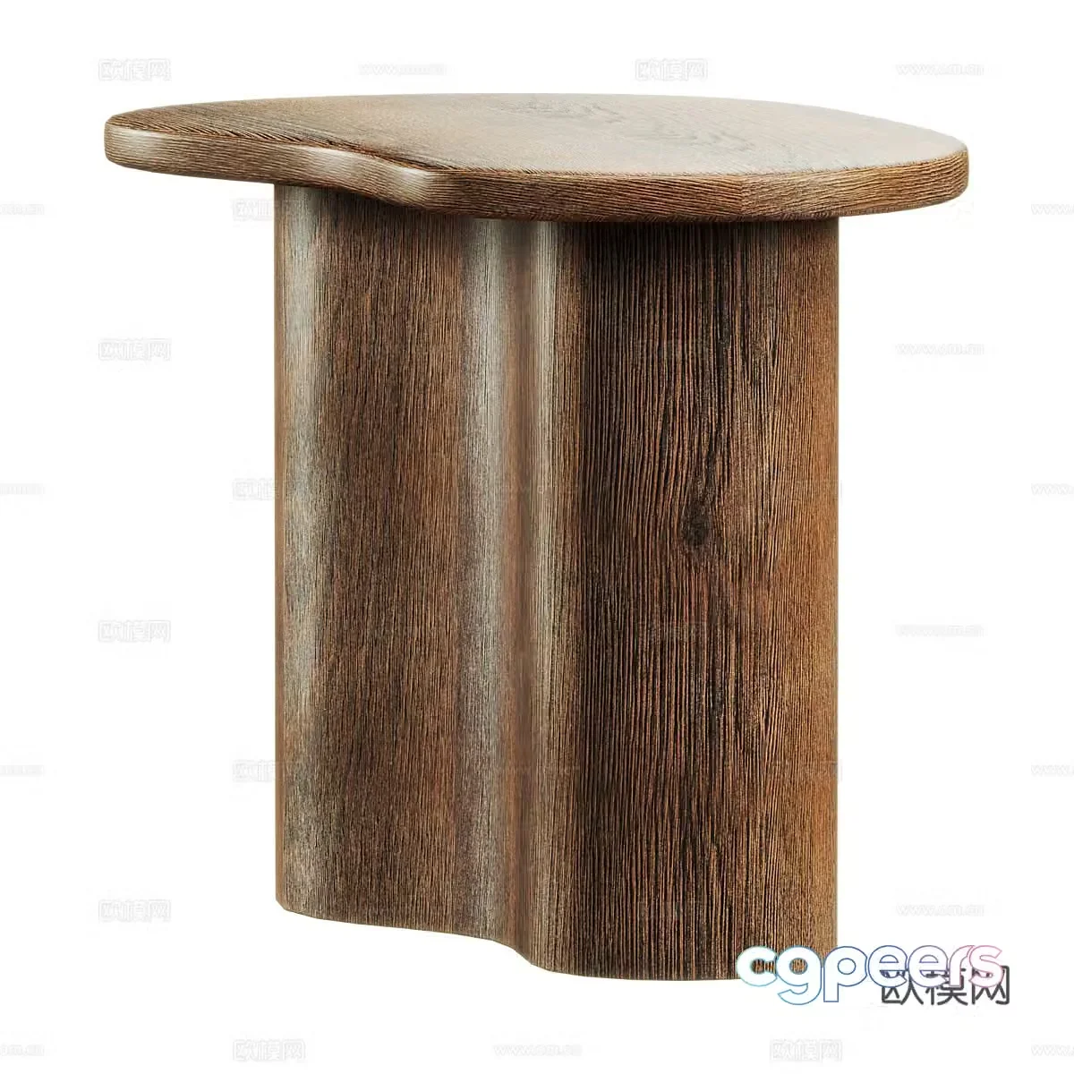 New Chinese Wasabi Phlu Sanded Oak 3D Model