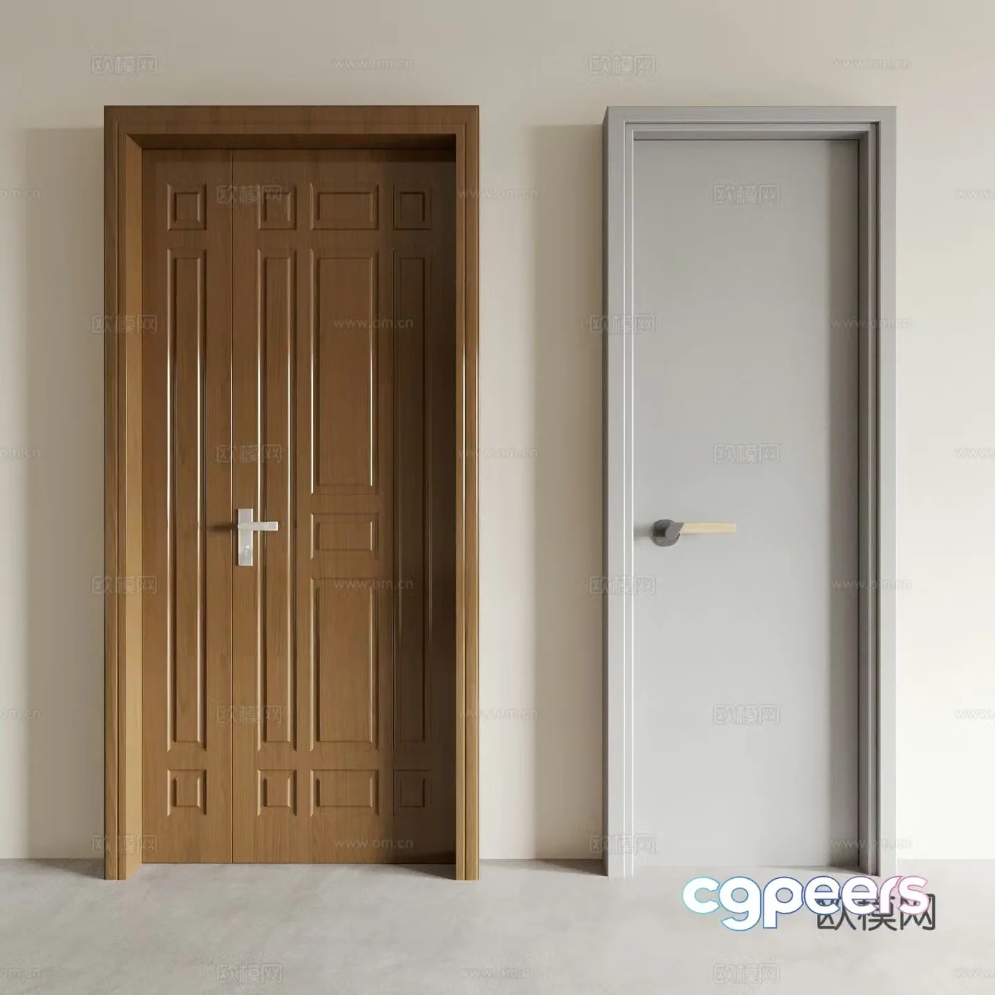 Security door main door entrance door outdoor door outdoor door 3d model