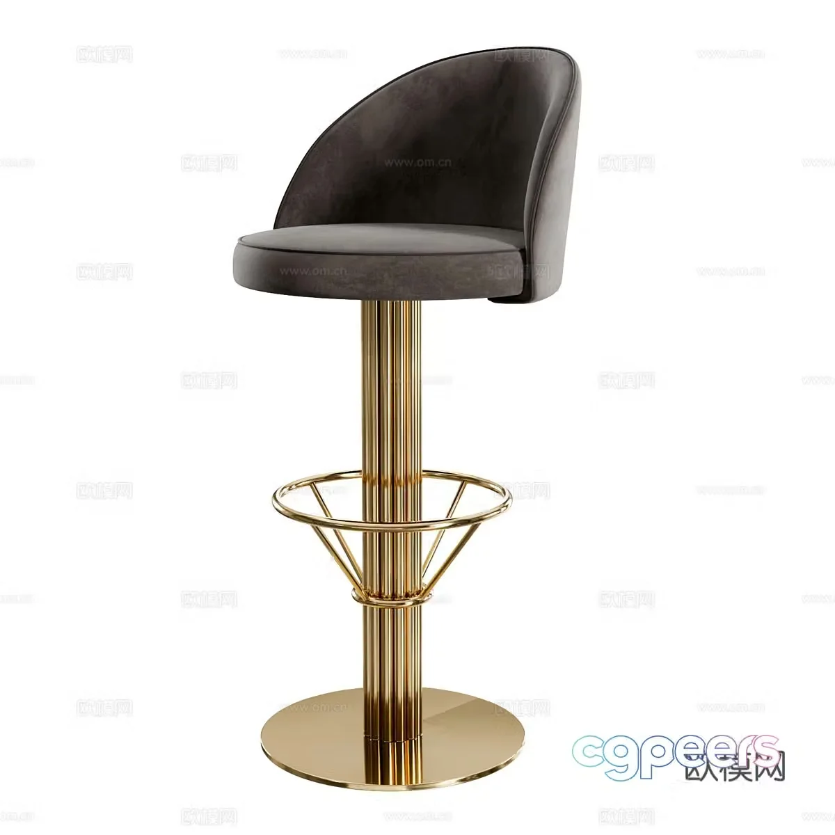 Modern light luxury Eichholtz bar stool Dorland3d model