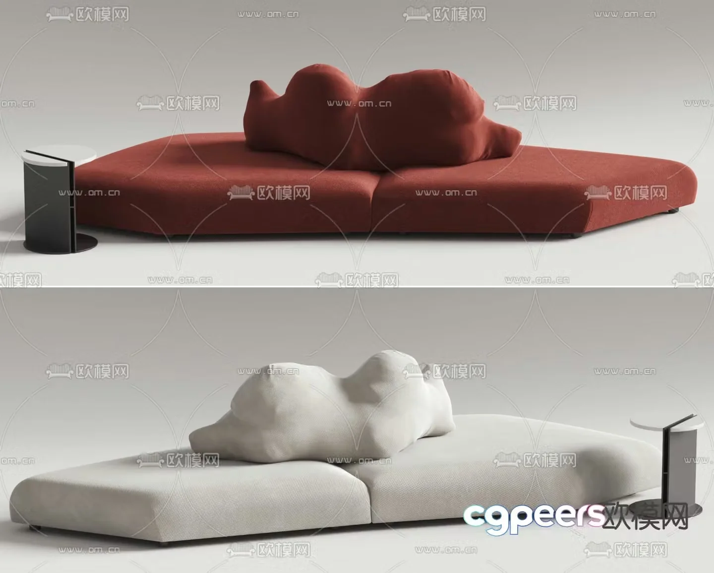 RocheBobois island sofa 3d model