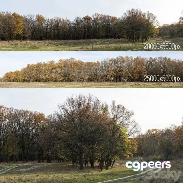 3ds Max Free – Oak Grove. 2 panoramas