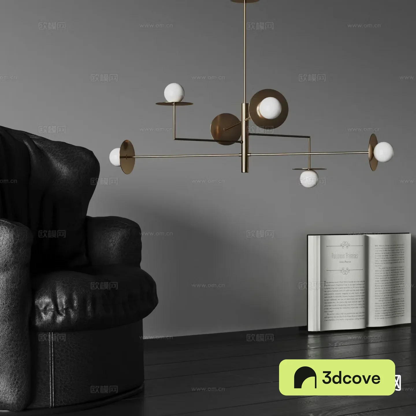 DRIADE Italian style multi-head chandelier