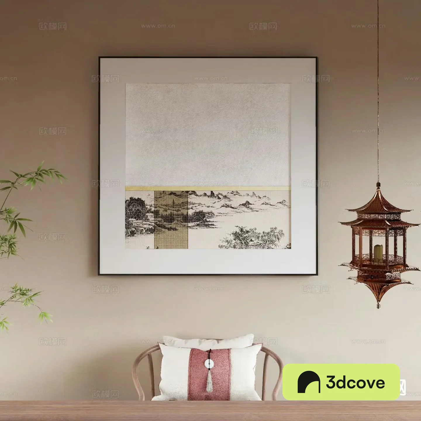 New Chinese style ink painting decorative painting