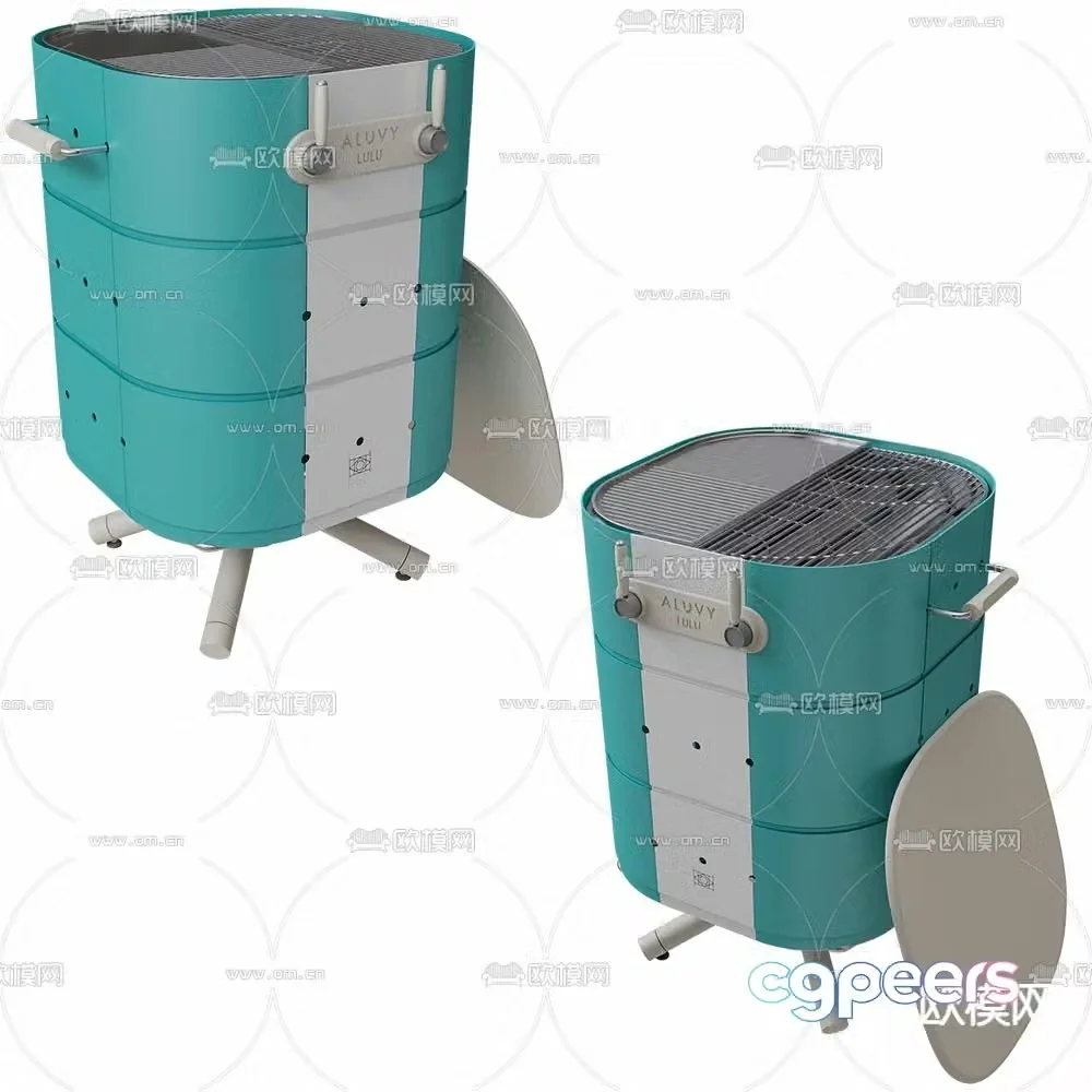 BBQ grill 3d model