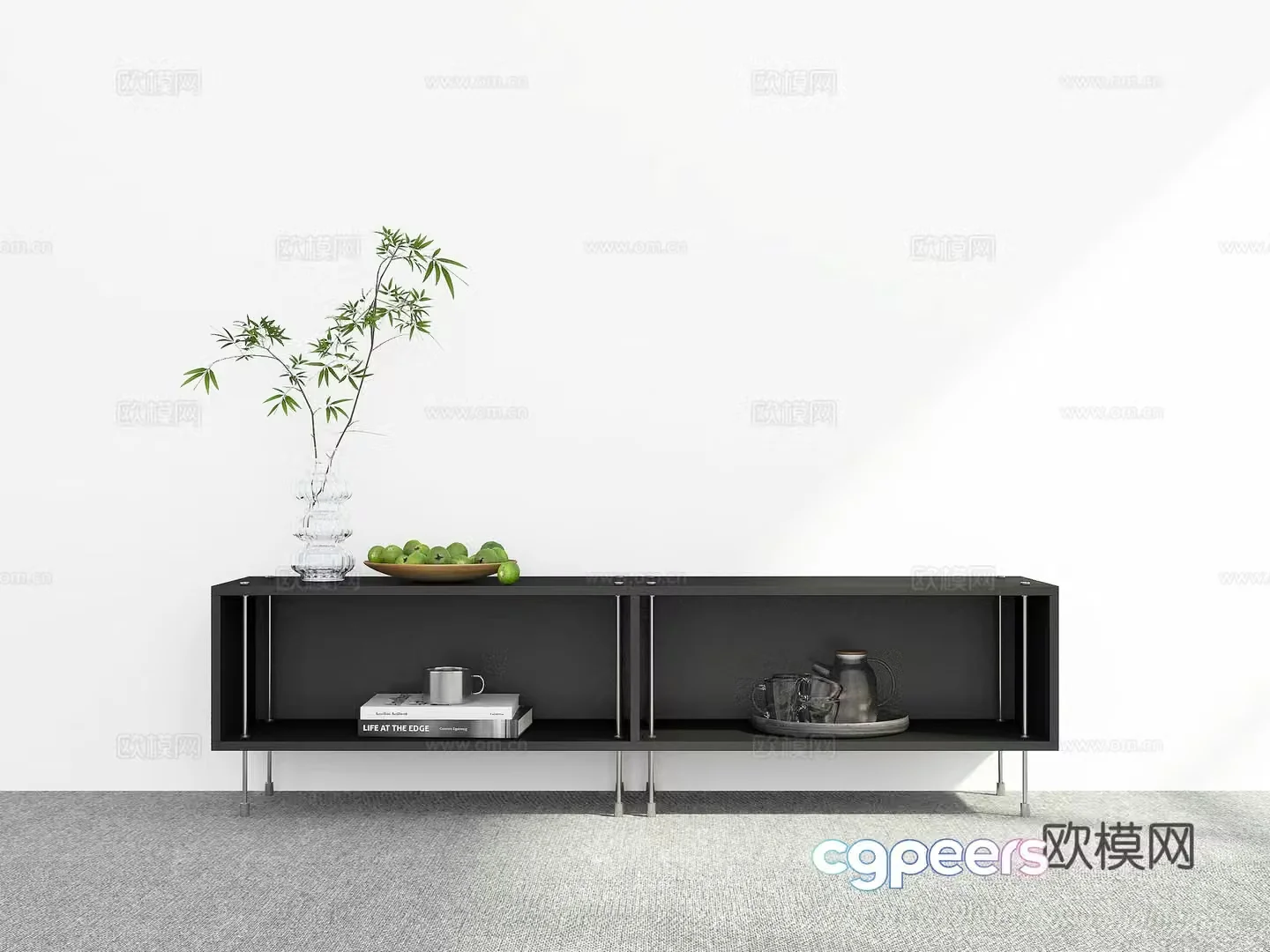 Modern TV cabinet 3d model