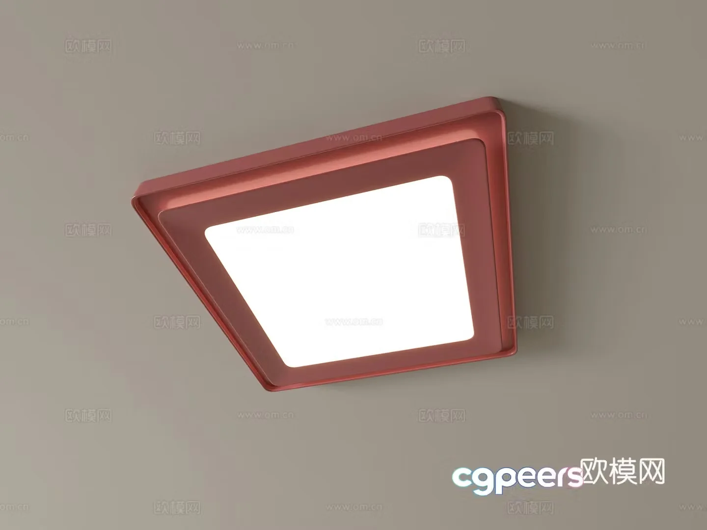 Modern ceiling lamp Geometric ceiling lamp Bedroom lamp Artistic shaped lamp Fashion living room lamp 3D model