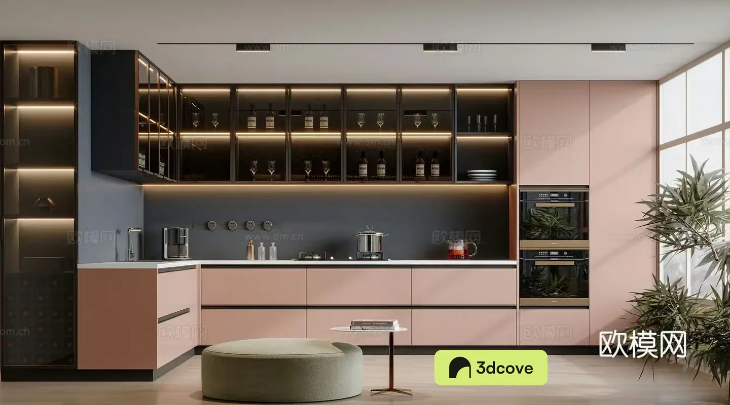Modern open kitchen