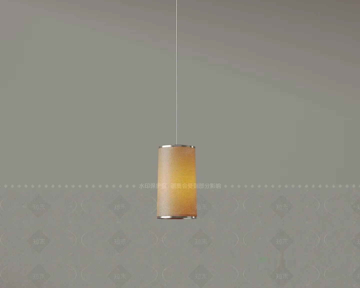 Gold Light Fixture 3D Model – 458 – VRAY Render