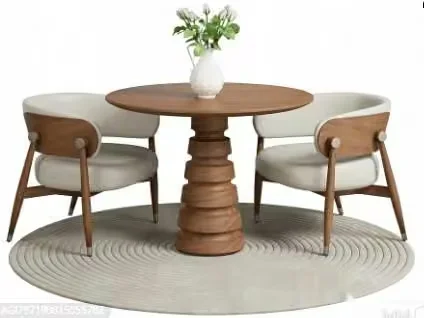 Wooden Dining Table 3D Model – 14834 – VRAY Render