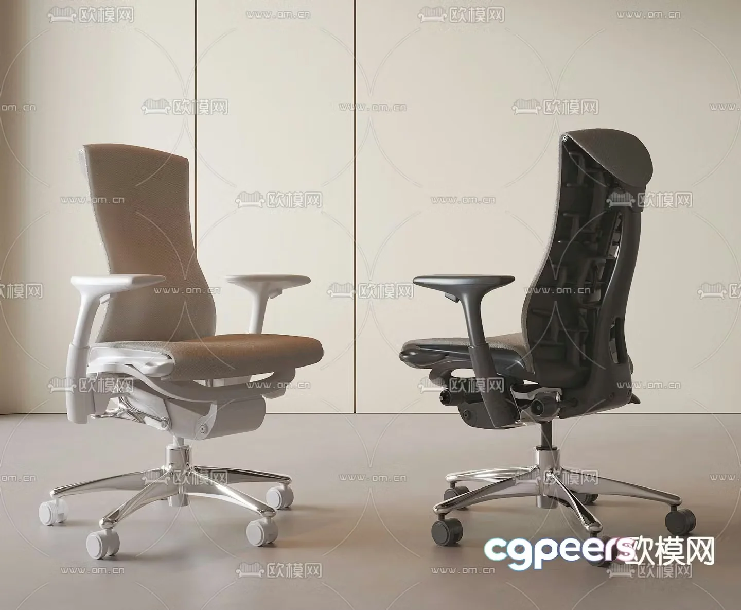 Office chair gaming chair computer chair 3d model