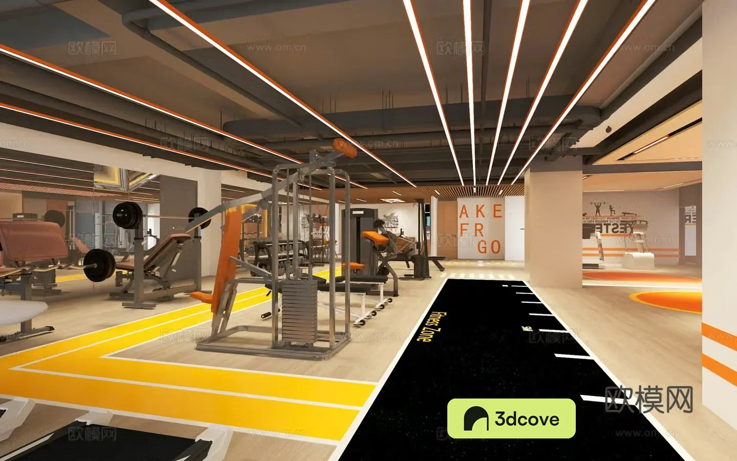 Industrial gym
