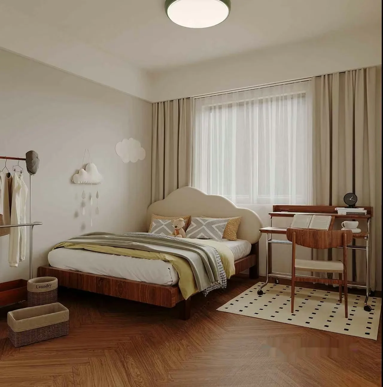 Modern Bedroom Design 3D Model – 4385 – VRAY Render