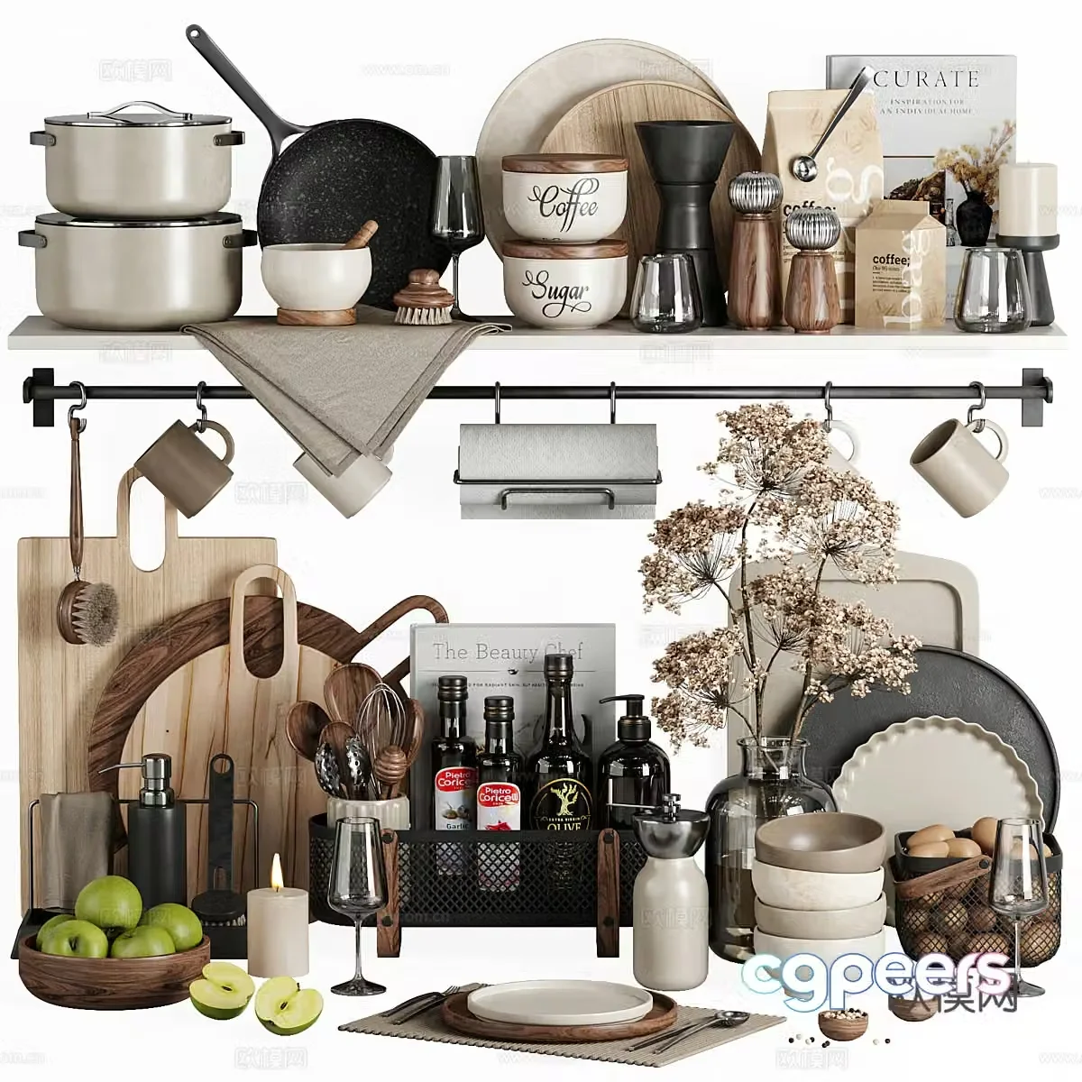 New Chinese kitchen appliances 3D model