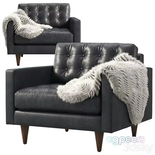 3ds Max Free – Joybird Eliot Leather Chair