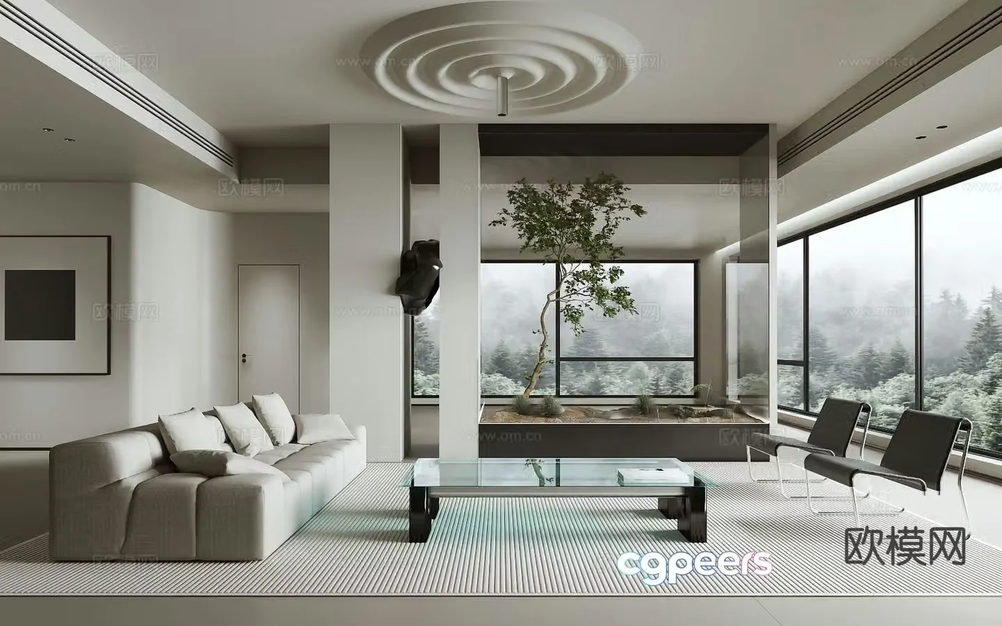 Italian living room 3d model