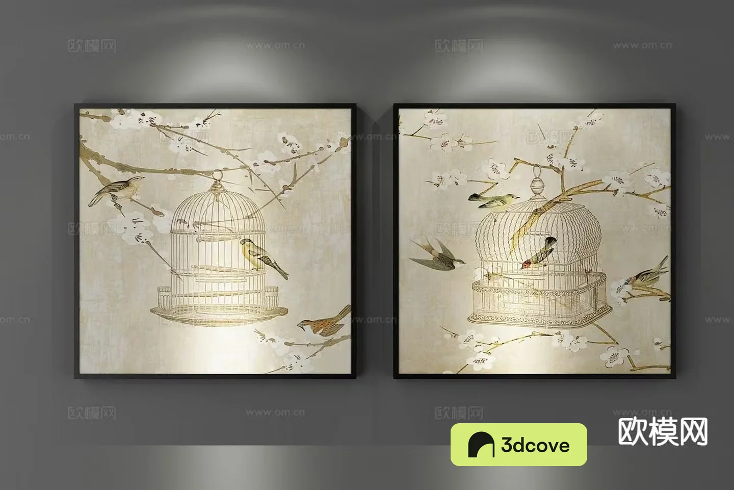 New Chinese style decorative painting art painting