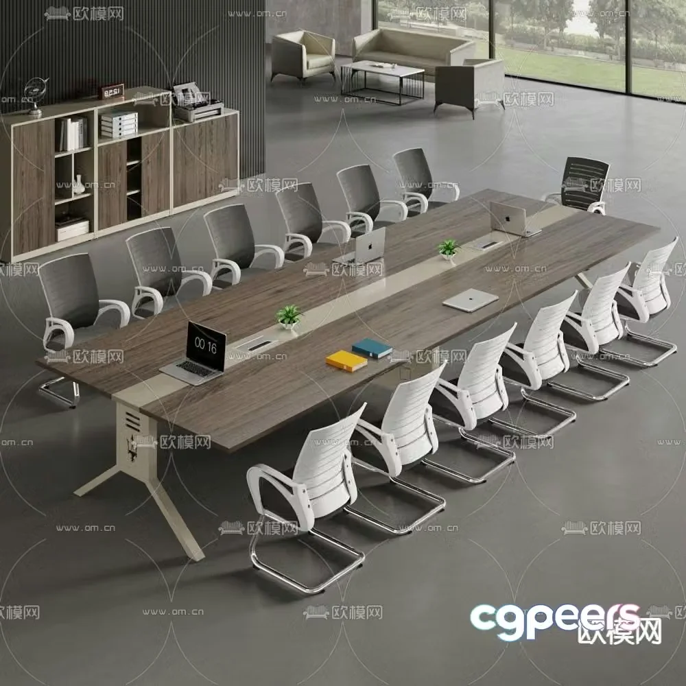 Modern conference table conference table 3d model
