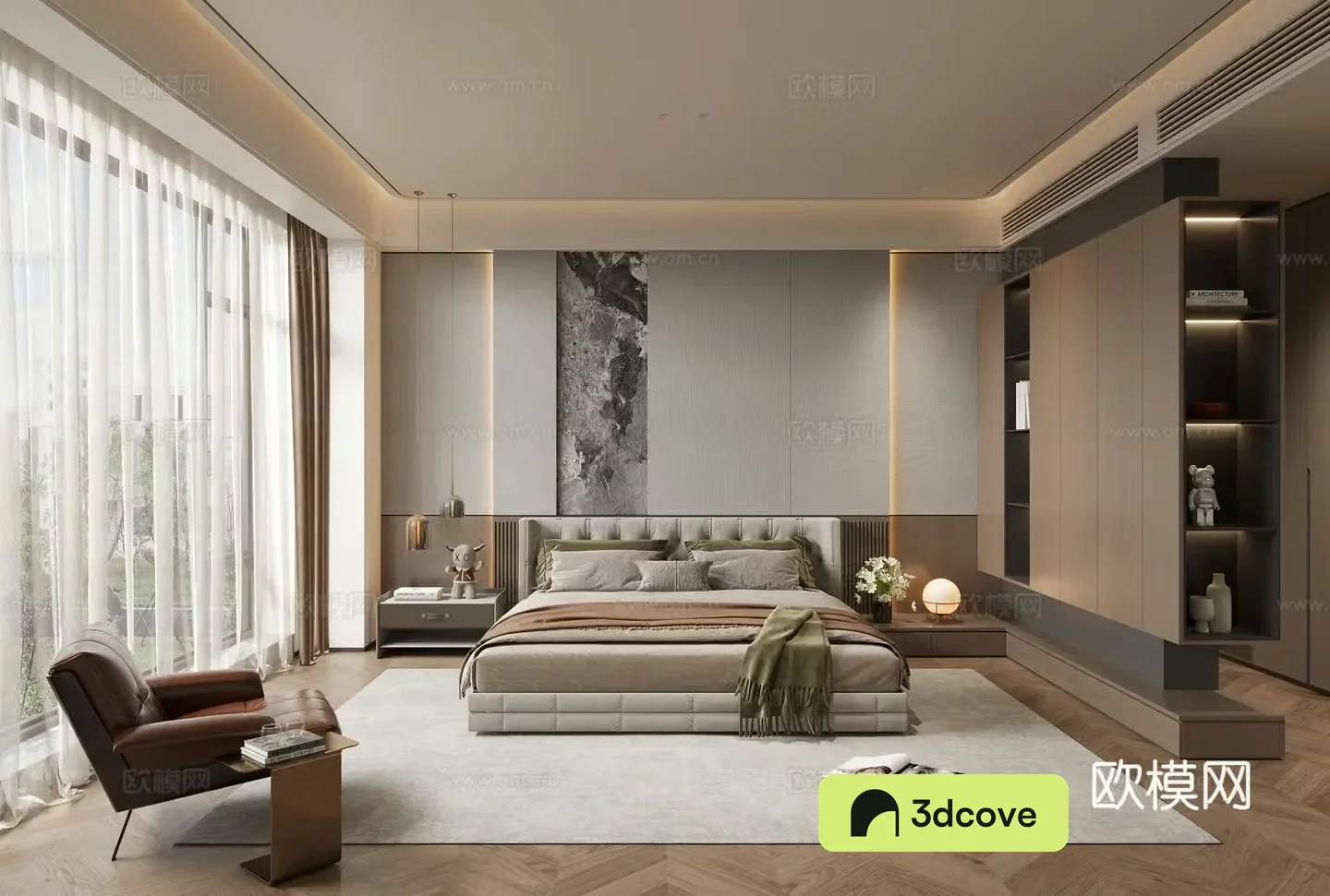 Modern bedroom
