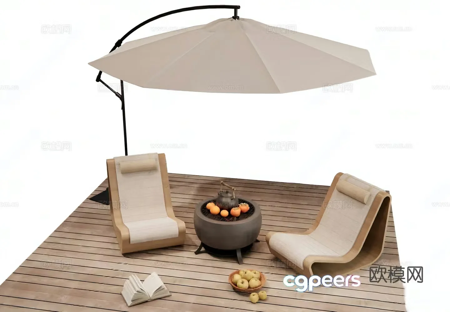 Modern outdoor chairs outdoor lounge chairs outdoor lounge chairs fire 3d model