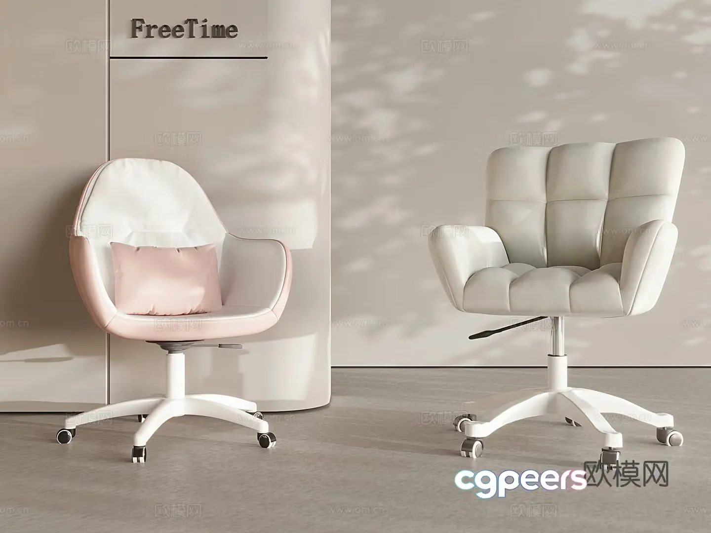 Chair Office Chair Leisure Chair Leather Chair 3D Model