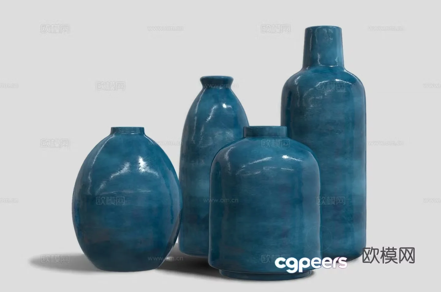 Chinese porcelain vase porcelain vase 3d model
