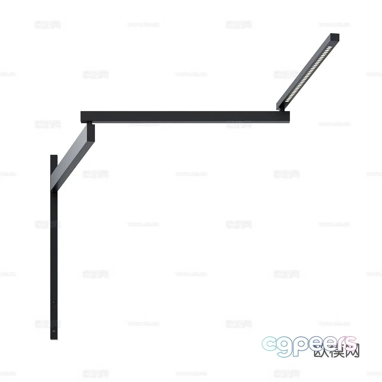Flos modern wall lights minimalist wall lights black wall lights adjustable wall lights metal wall lights 3d model