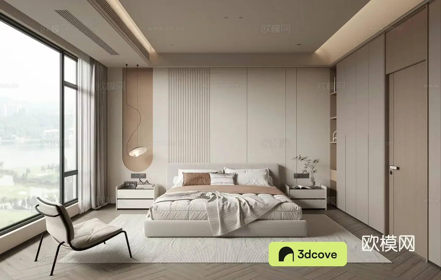 Modern bedroom