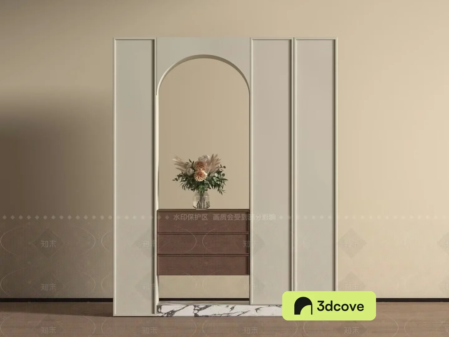 Modern Dresser With Mirror
