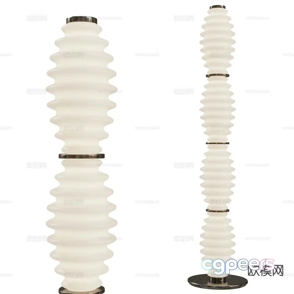 Italamp cream style floor lamp 3d model