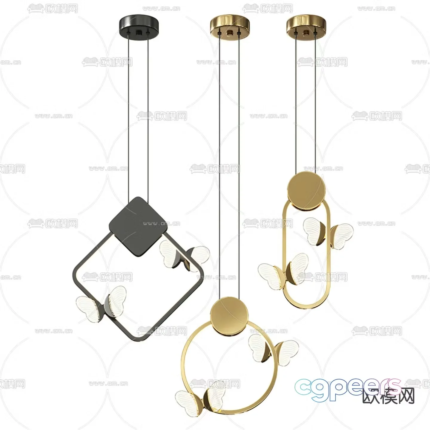 Small chandelier Chandelier 3d model
